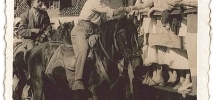 Carrera de cintas a caballo. Blimea 1952